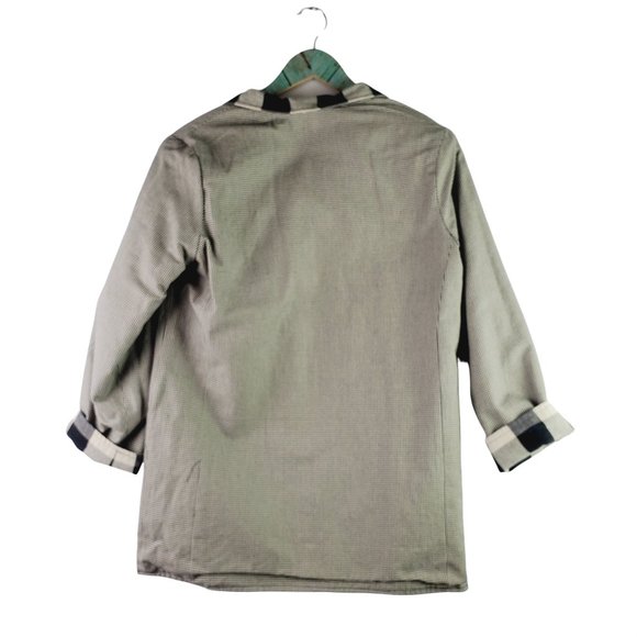 Vtg Painted Pony REVERSIBLE Buffalo Plaid Houndstooth Button-up Jacket USA Sz S - Picture 6 of 9